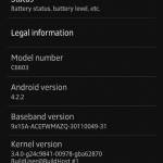Android 4.2.2 Leaks for Sony Xperia Z