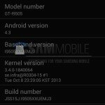 Android 4.3 I9500XXUEMJ5 For Samsung Galaxy S4 i9500 Leaked